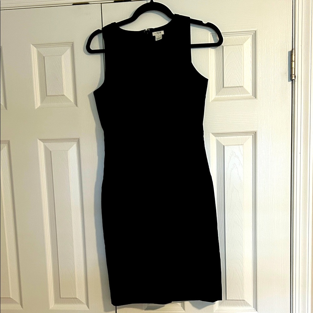 J. Crew Classic Black Shift Dress